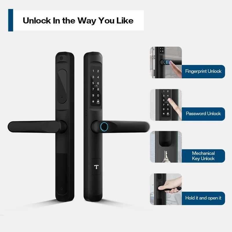 Smart Fingerprint Lock For Sliding Doors factory