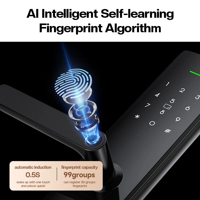 T15 fingerprint smart lock